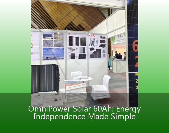 OmniPower Solar 60Ah: Energy Independence Made Simple